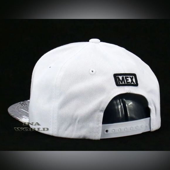 MEXICAN MEXICO Hat Hecho En Mexico Eagle Aguila Snapback Flat Bill Baseball Cap - Picture 6 of 8